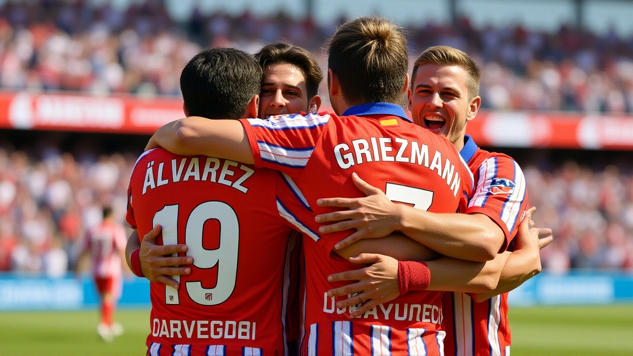 Álvarez double seals third place as Atlético Madrid rout Real Betis 4-1